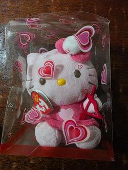 Hello kitty TY new valentine
