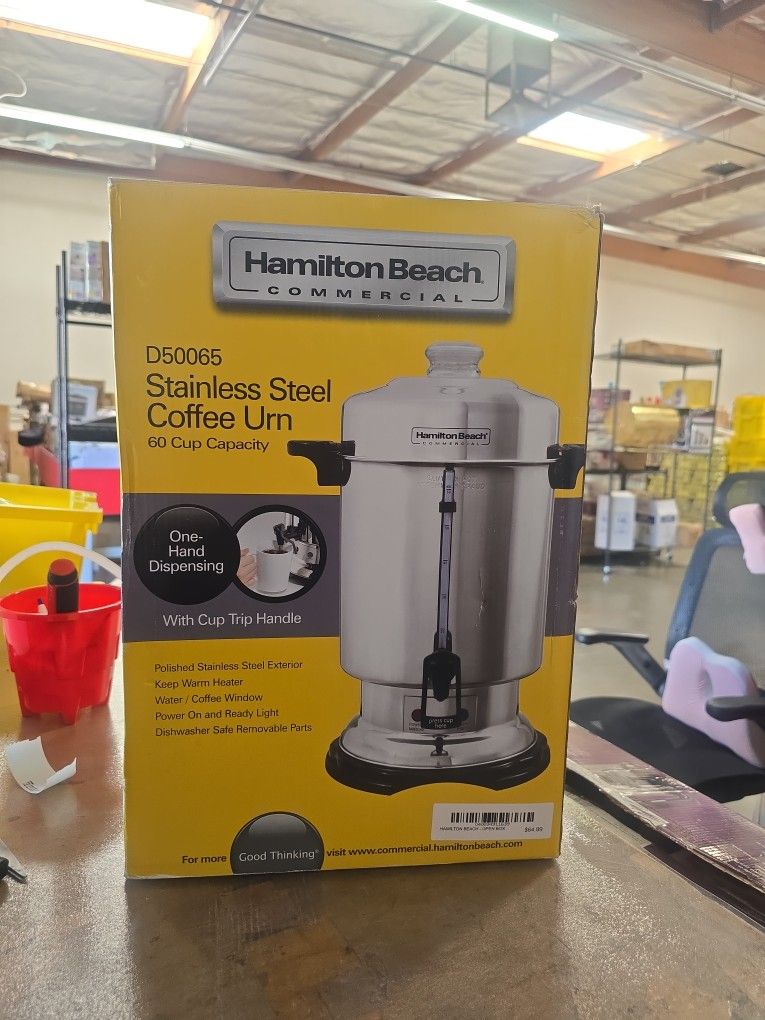 Hamilton Beach Commercial Staineless Steel Coffee Urn