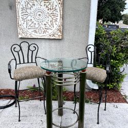 Bar Height Bistro Table & Stools