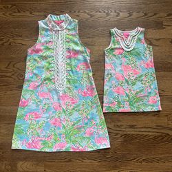 Lilly Pulitzer Mom and Mini Daughter Matching Dresses Multi Floridita