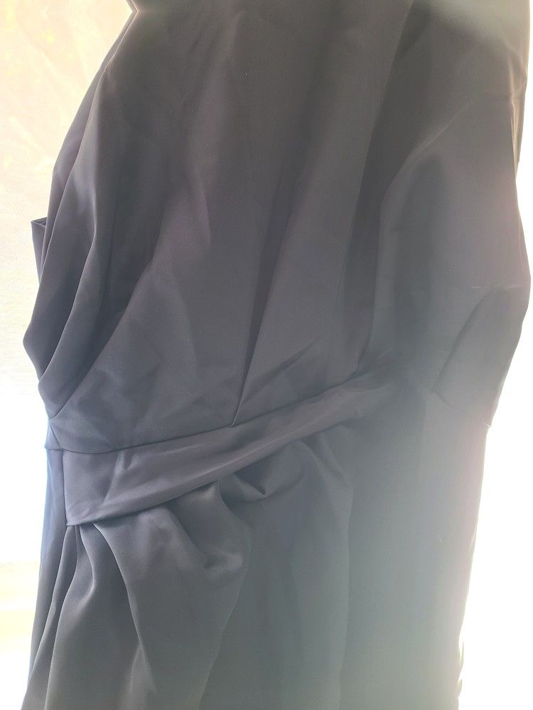 Nadia One Shoulder Maxi Dress Navy