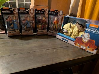 Mcfarlane Avatar the Last Airbender Lot Aang Zuko Katara Sokka Appa