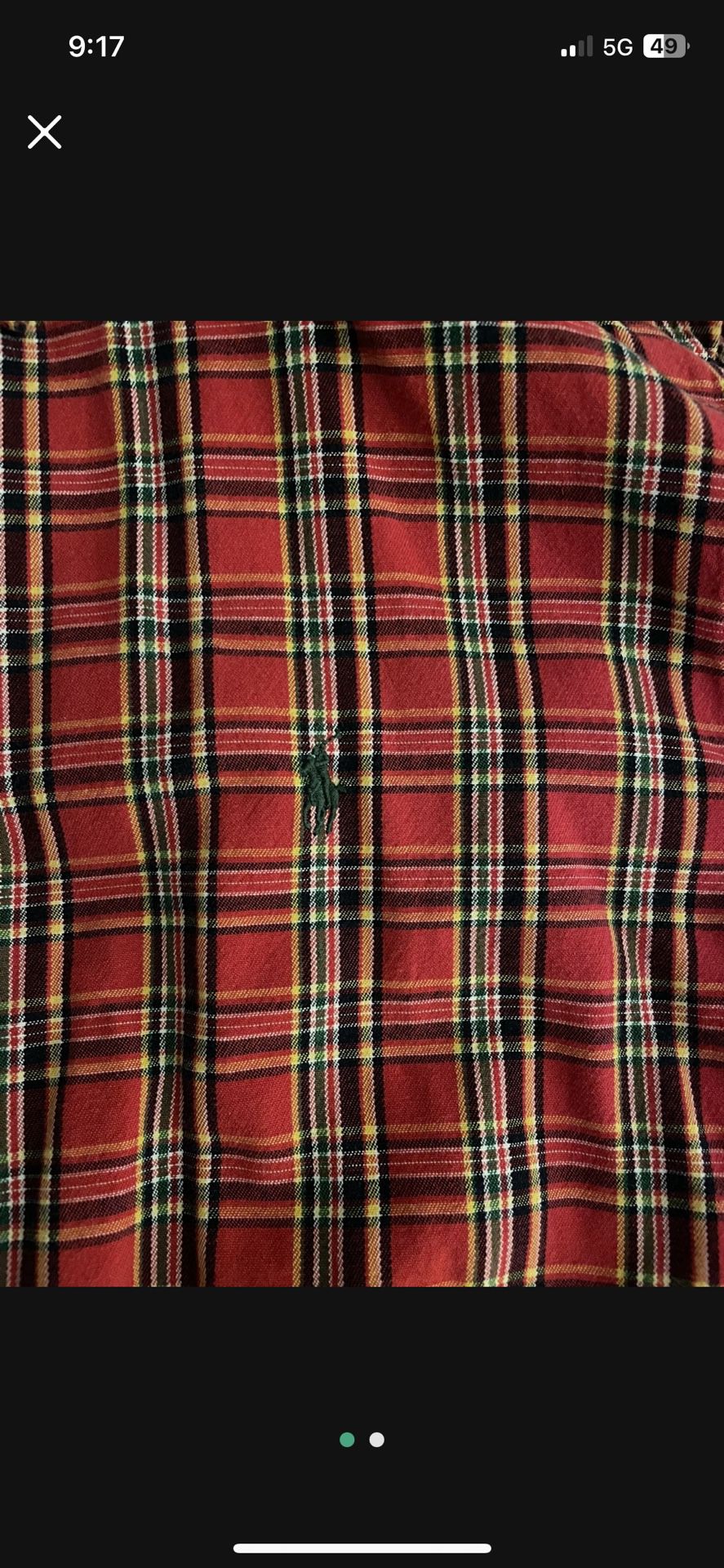 Ralph Lauren Polo Button Down Shirt Size XL