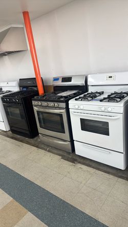 Gas Range Stoves – Black, Stainless, and White