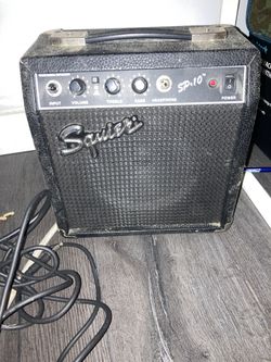 Fender Squier SP-10 Portable Amplifier 22W 120V-60HZ Electric Guitar Amp