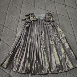 Green Janie and Jack Dress Size 6y, Gold Gymboree Dress 6y