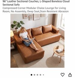 Brand new couch 96 inches faux leather