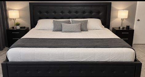 King Bed Frame , Box Spring And Mattress. Price Including Delivery
