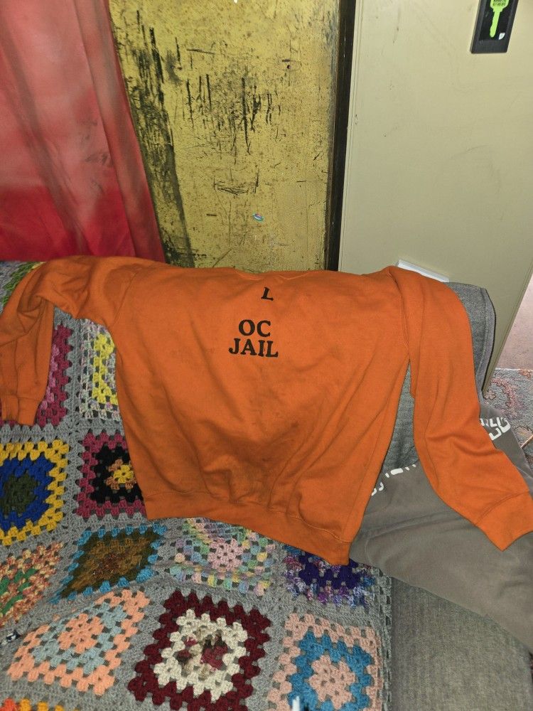 Orange County Jail Sweat Shirt Large