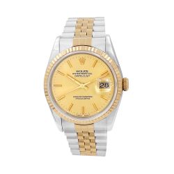 Rolex 36mm 18k yellow gold and stainless steel Date just Rolex  watch