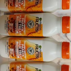 NEW 4x $20 Garnier Fructics Damage repairing + Papaya Hair Treat Conditioner. NUEVOS