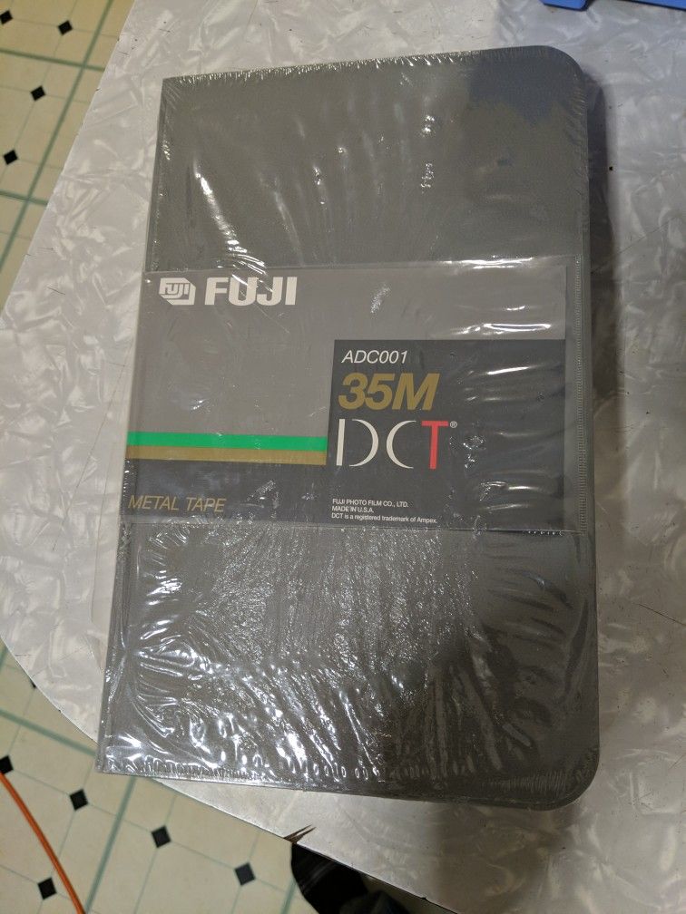 Unopened Fuji ADC001 35M DCT D2 Video Cassette