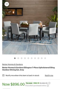Better homes & garden Ellington upholstered dining chairs