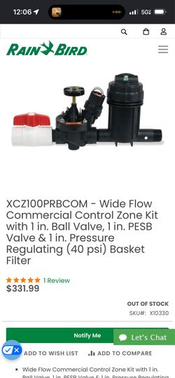 Rain bird XCZ100PRBCOM