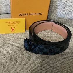 Black Louis Vuitton Belt 105cm