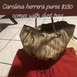 Carolina Herrera  Purse With Dust Bag 