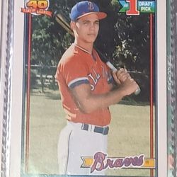 Chipper Jones 1991 Topps Rookie Card- GemMint