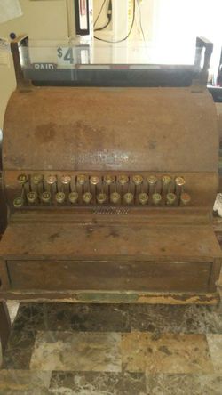 Cash register Antique pretty old .