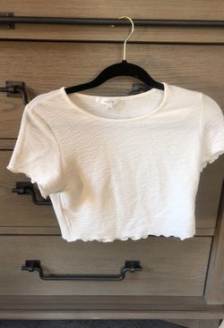 White crop top