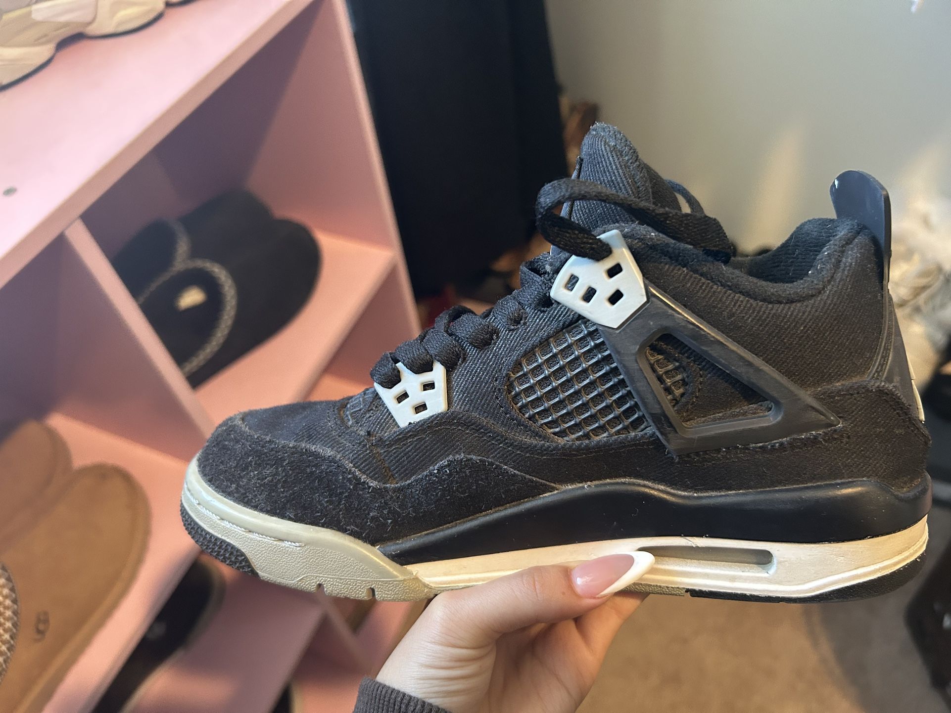 Jordan 4s Big Kids Size 4in A Half