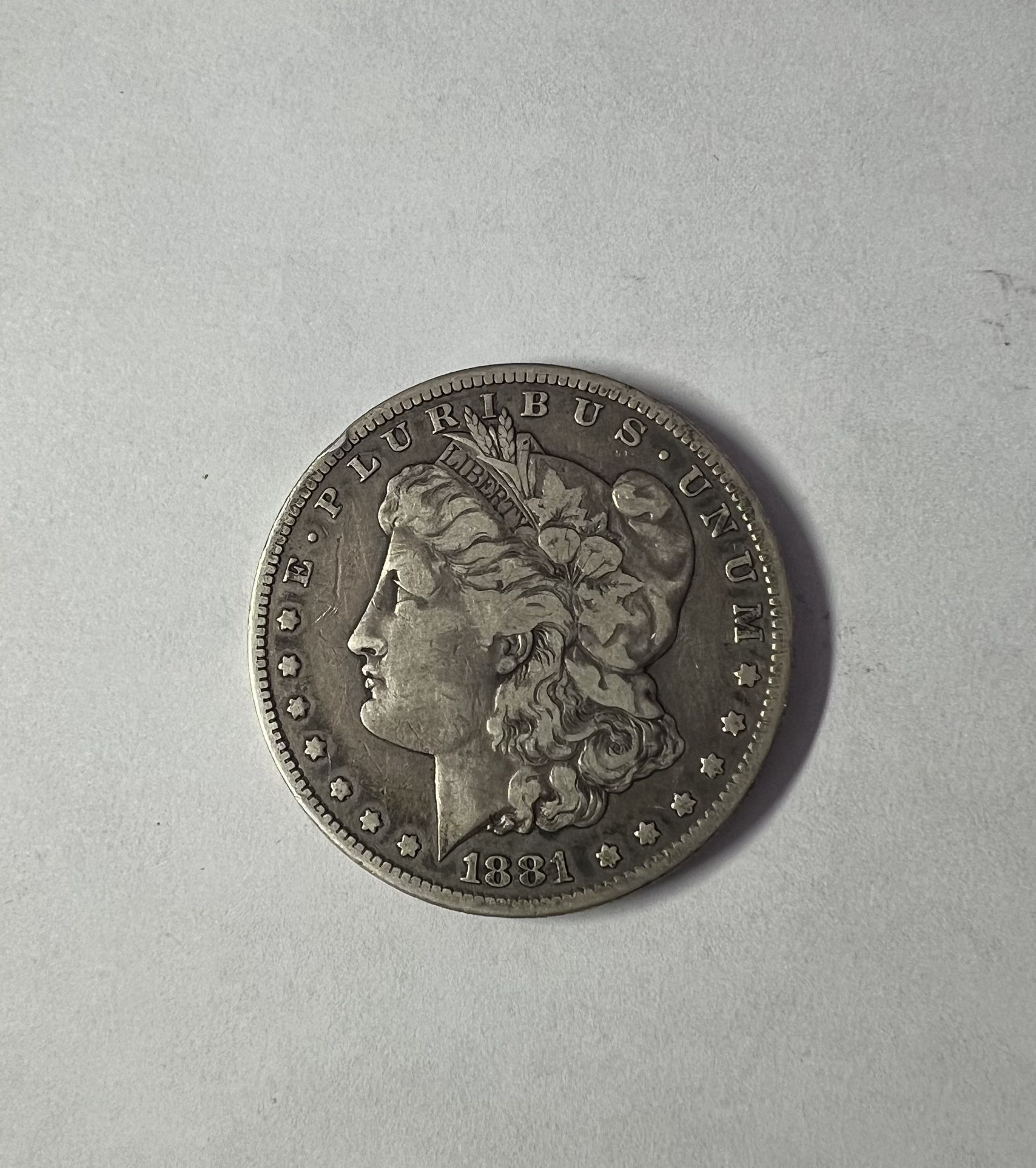 morgan silver dollar 1881