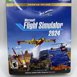 Xbox Microsoft Flight Simulator 2024 Premium Deluxe SteelBook SEALED series S/X
