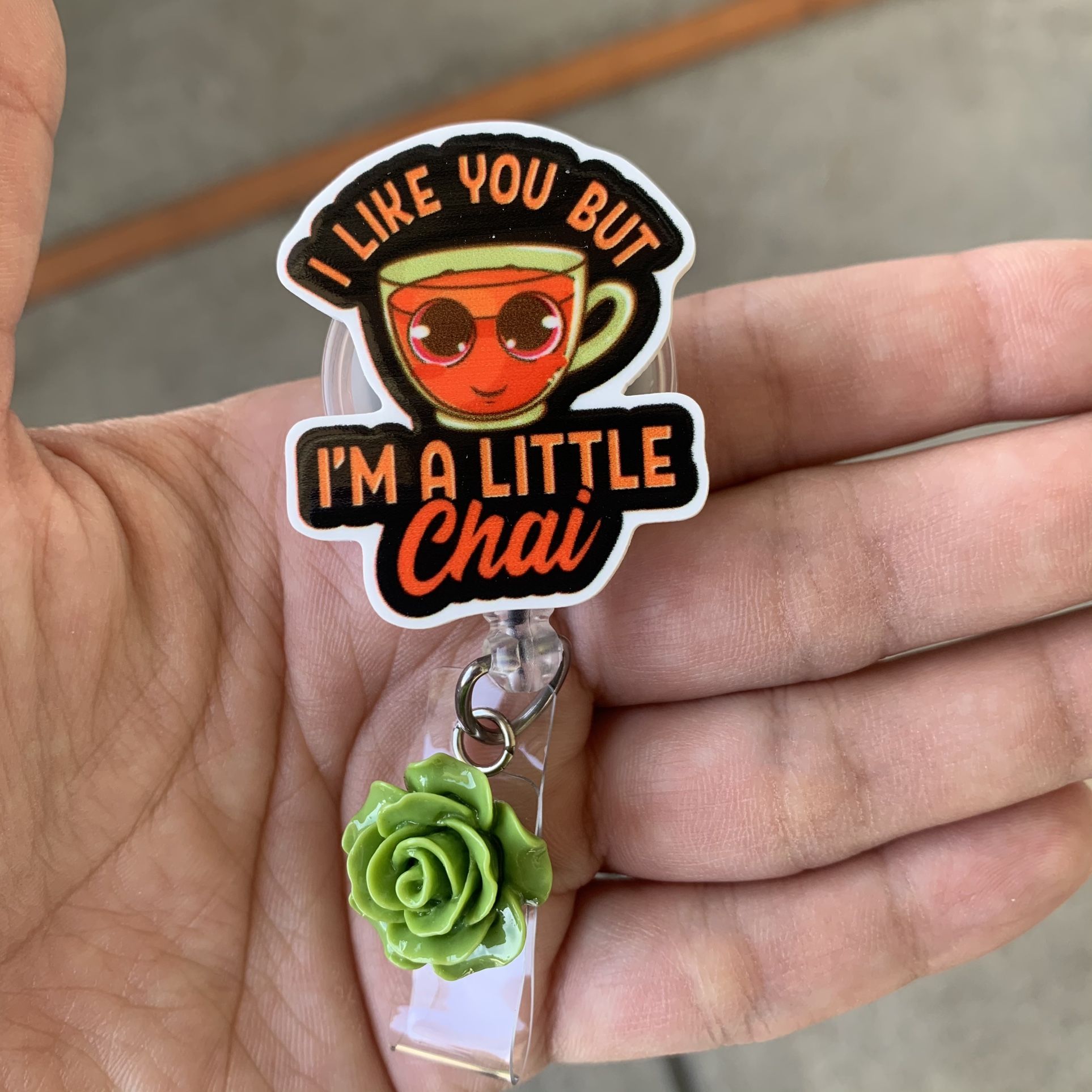 Chai Badge Holder