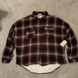 Plaid Long Sleeve Top