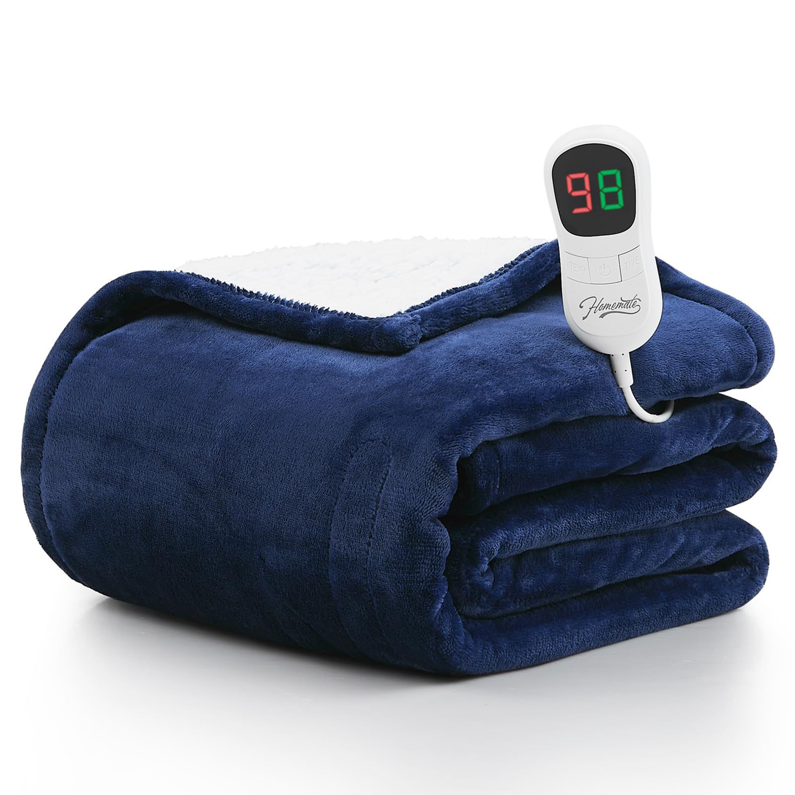 Homemate Heated Blanket Electric Throw - 50"X60"
