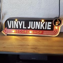 LED vinyl sign