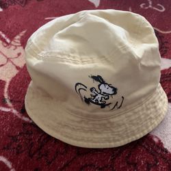 Yellow Snoopy Youth Bucket Hat