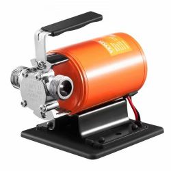 Water Transfer Pump, 12V DC 360 GPH 1/10HP, Portable Electric Utility Pump with 6 ft Suction Hose Kit, Impeller, Suction Strainer, for Garden, Rain Ba