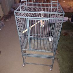 Large Green rolling Aviary(BIRD CAGE)
