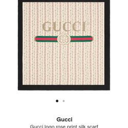 GUCCI SCARF Authentic And Beautiful Never Used Sat In Box