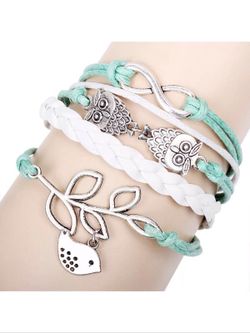 Leather style bracelet