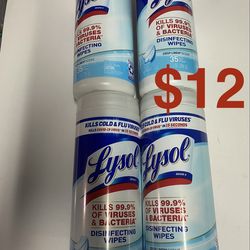 Lysol Disinfectant Wipes Bundle