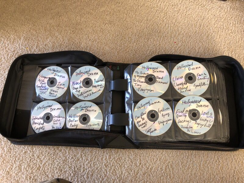 DVD Binder with over 150 movies**Hardly used**