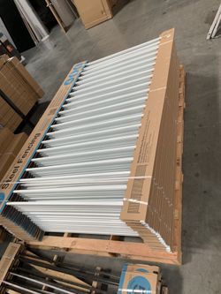 5’ H x 8’ W steel pool fencing