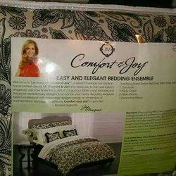 Comforter Set Bedding Ensemble Joy Mangano brand Full Size (NEW) 