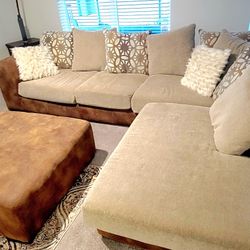 Sofa and Ottoman