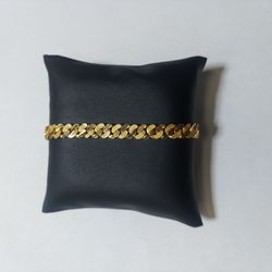 14k 18.6g 7" Dcut Curb Bracelet 