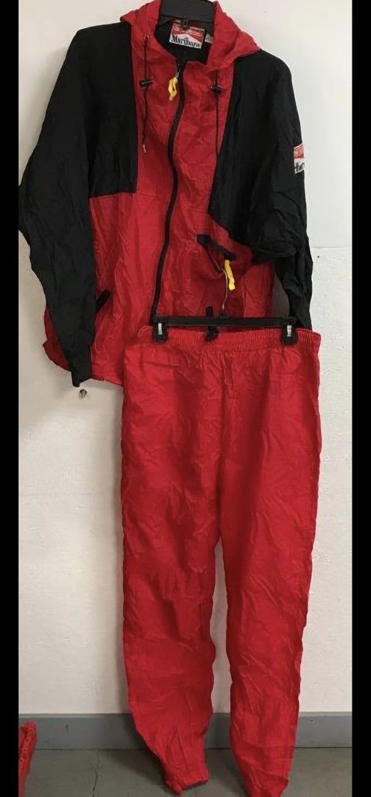 Marlboro Windbreaker Rain Jacket
