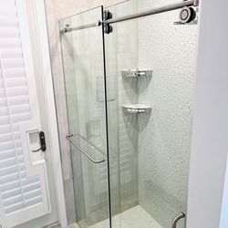 FRAMELESS  GLASS SHOWER ENCLOSURE