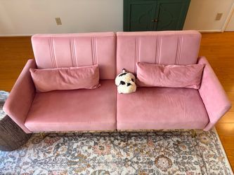 Pink couch (futon!)
