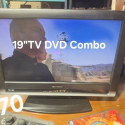 Emerson 19” LCD HDTV + DVD Combo Model LD195EMX gaming TV in color

Works amazing 
No remote