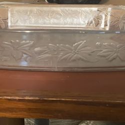 Princess House Crystal Serving Dish