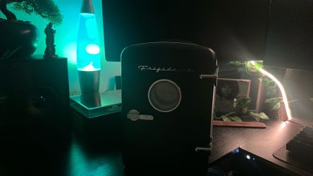 Small Retro Mini-Fridge
