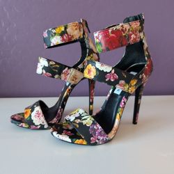 Floral Strappy Steve Madden High Heel Sandals