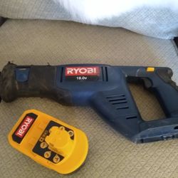 Ryobi 18 v Saw-zall And Battery