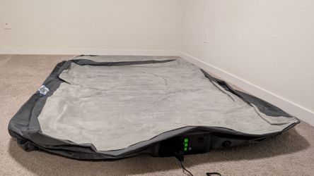 Sealy AlwayzAire Queen Air Mattress with Built-in Headboard & Auto Pump